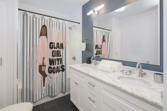 GLAM GIRL Shower Curtain