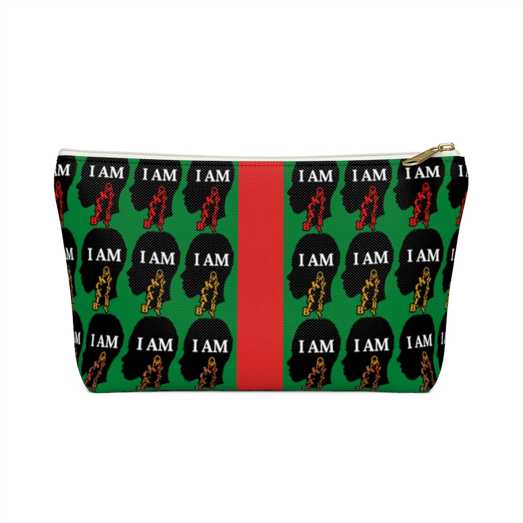 I AM BLACK HISTORY Pouch w T-bottom