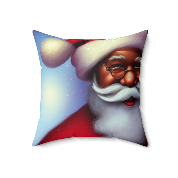 Santa Bro Pillow 05: LARGE DECORATIVE 18x18 or 20x20