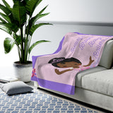 BROWN BALLERINA Plush Blanket