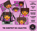 THE SWEETEST SIS TRAVEL BAG COLLECTION