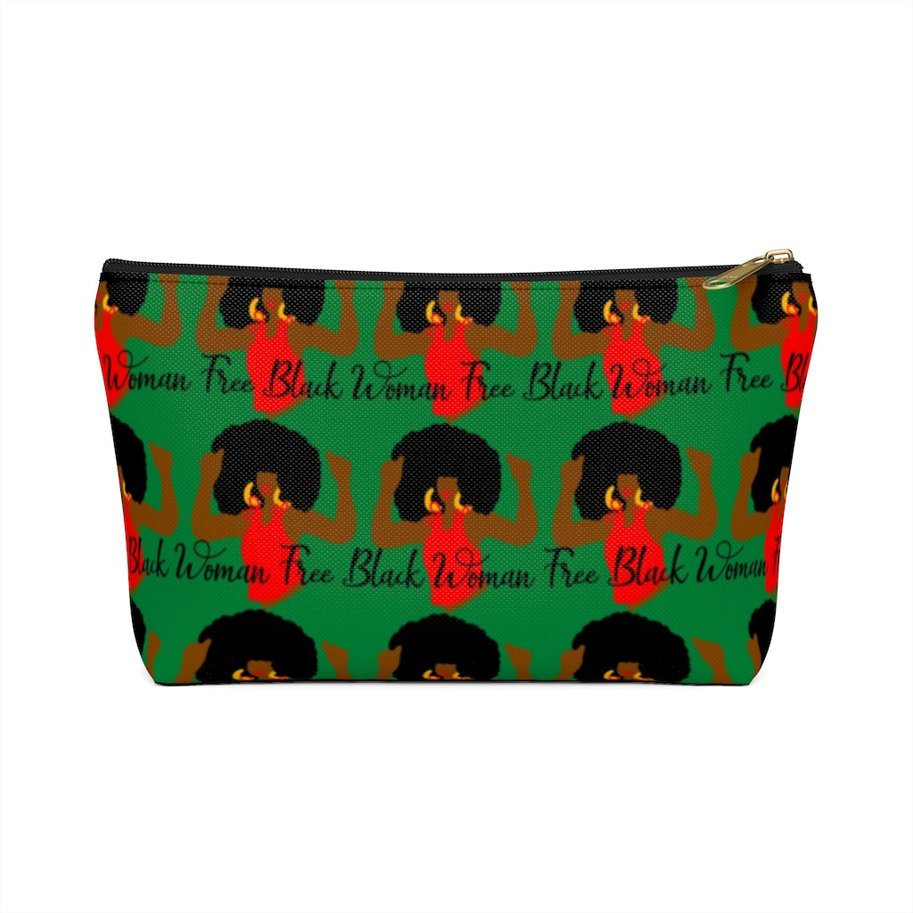 FREE BLACK WOMAN Pouch w T-bottom