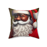 Santa Bro Pillow 03: LARGE DECORATIVE 18x18 or 20x20