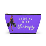 Shopping is My Therapy Accessory Pouch