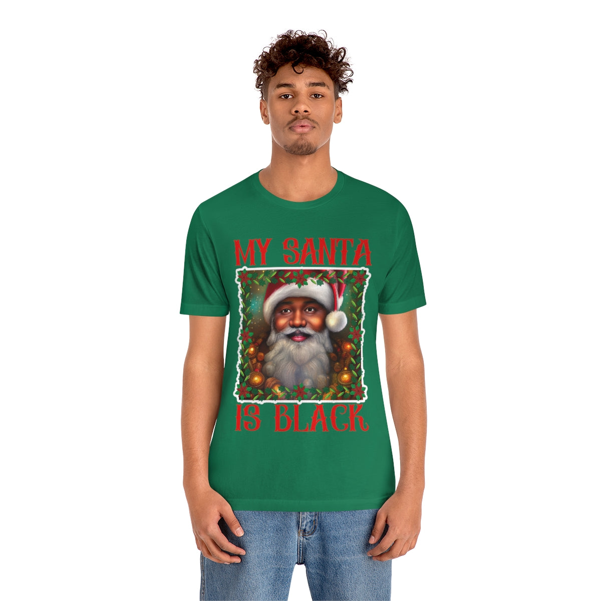 MY SANTA IS BLACK Unisex Jersey Short Sleeve Tee