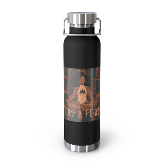 LOVE+PEACE 22oz Vacuum Insulated Bottle