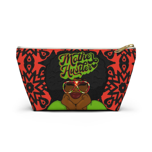 MOTHER HUSTLER Accessory Pouch w T-bottom (LIME)