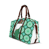 PEACE IN GREEN LARGE CLASSIC TRAVEL DUFFLE