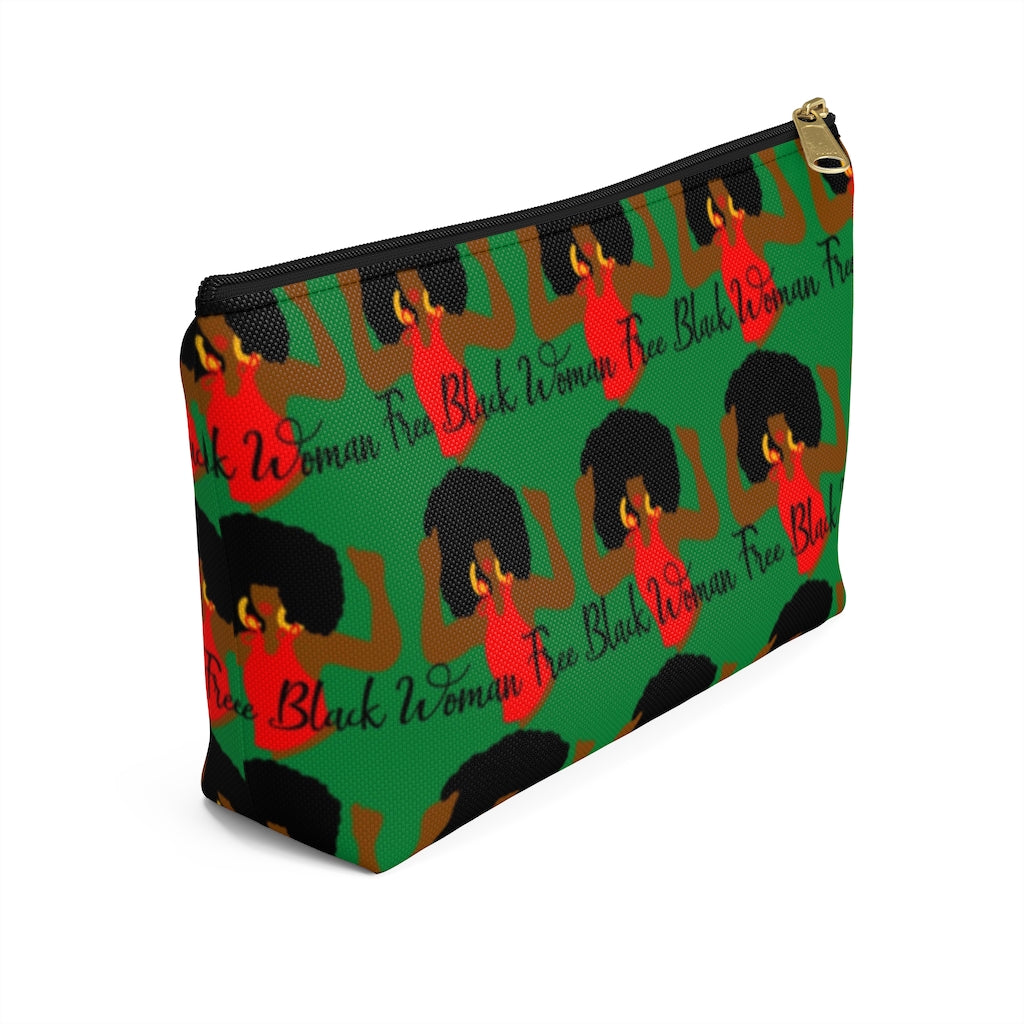 FREE BLACK WOMAN Pouch w T-bottom