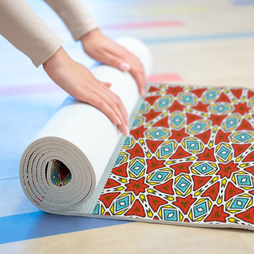 NAMASTE SIS Foam Yoga Mat - NATIVE PRINT