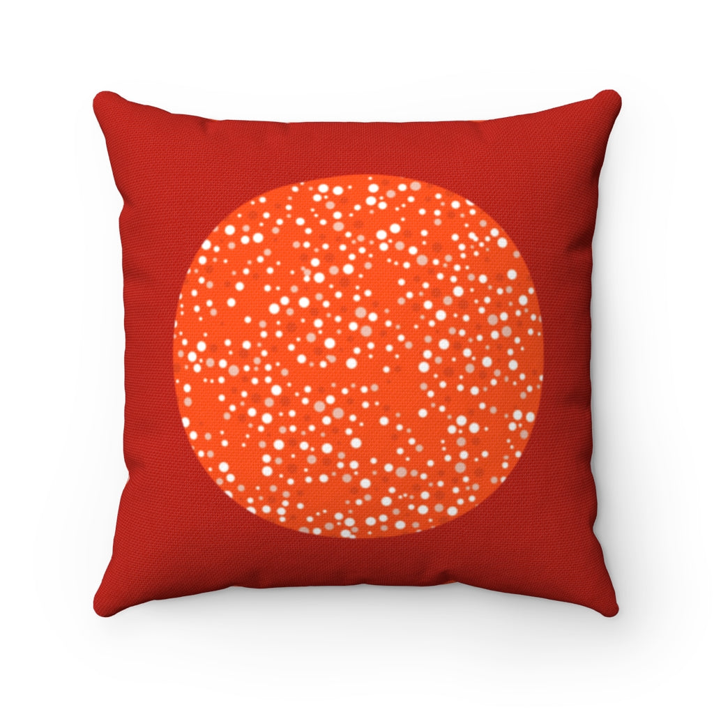 AFRO PUFFS CUTIE PILLOW RED