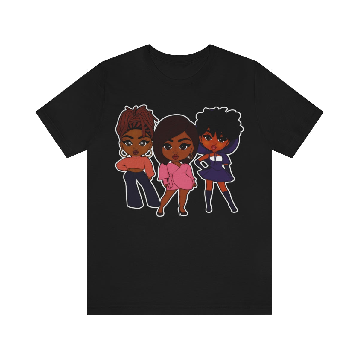 3 Little Ladies Unisex Jersey Short Sleeve Tee