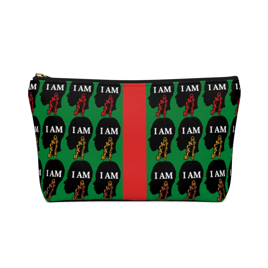 I AM BLACK HISTORY Pouch w T-bottom