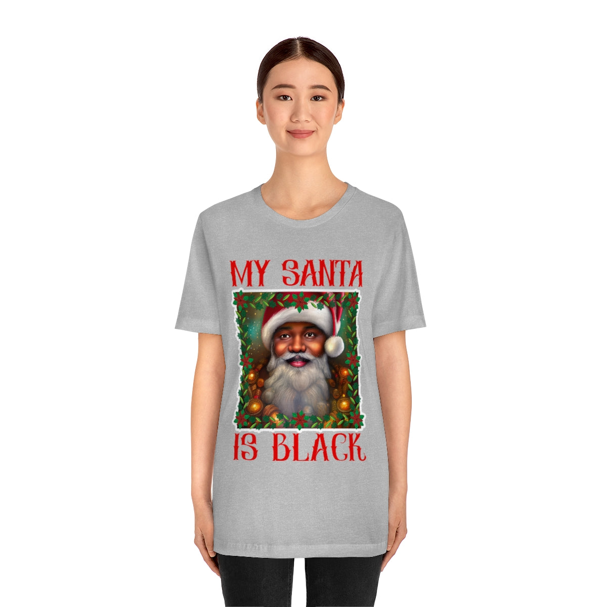 MY SANTA IS BLACK Unisex Jersey Short Sleeve Tee