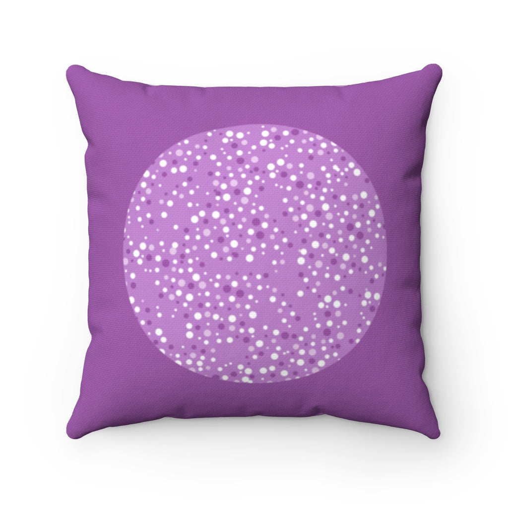 AFRO PUFFS CUTIE PILLOW PURPLE