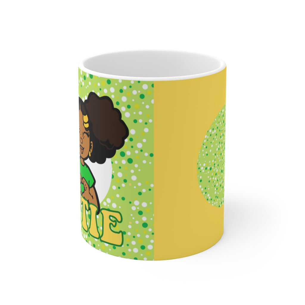 CUTIE KIDS MUG YELLOW/GREEN