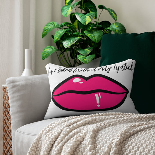 PINK LIPSTICK Lumbar Pillow