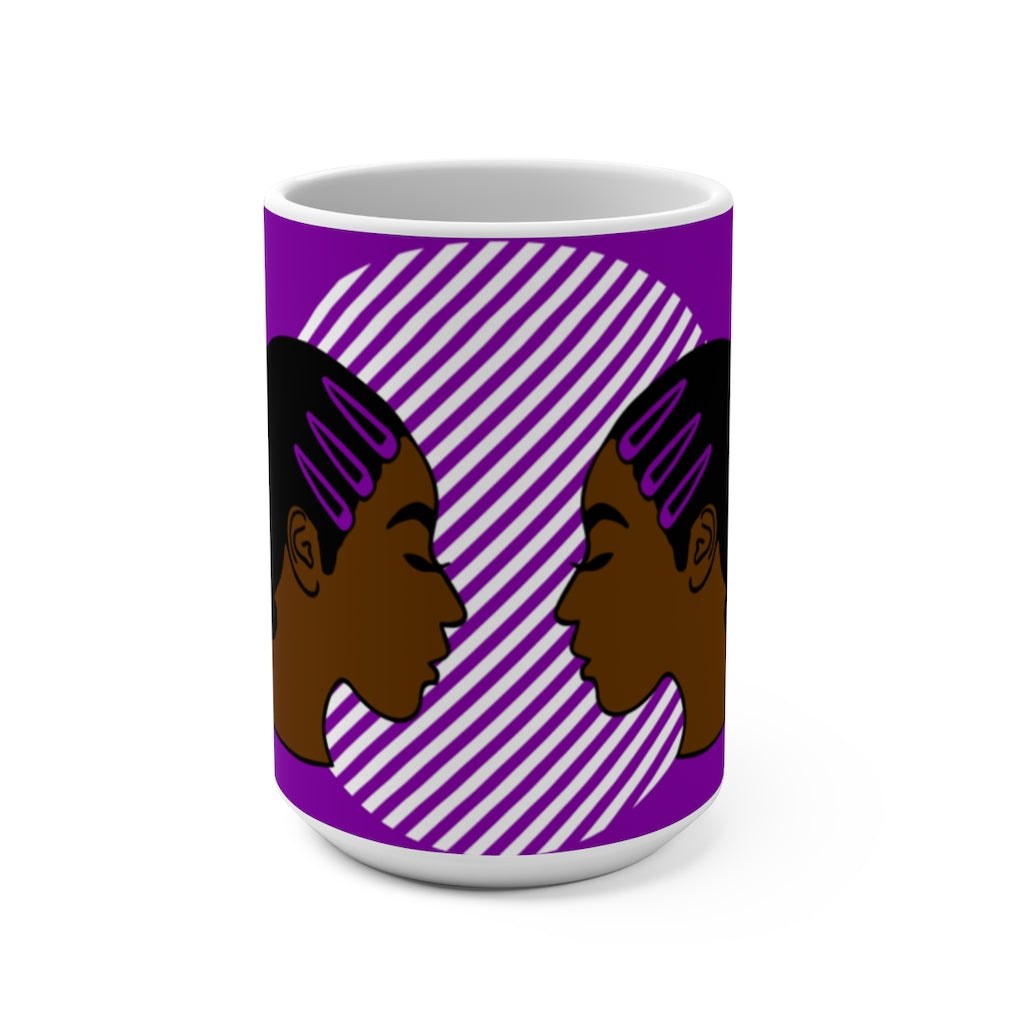 BIG HAIR DON'T CARE Mug PURPLE