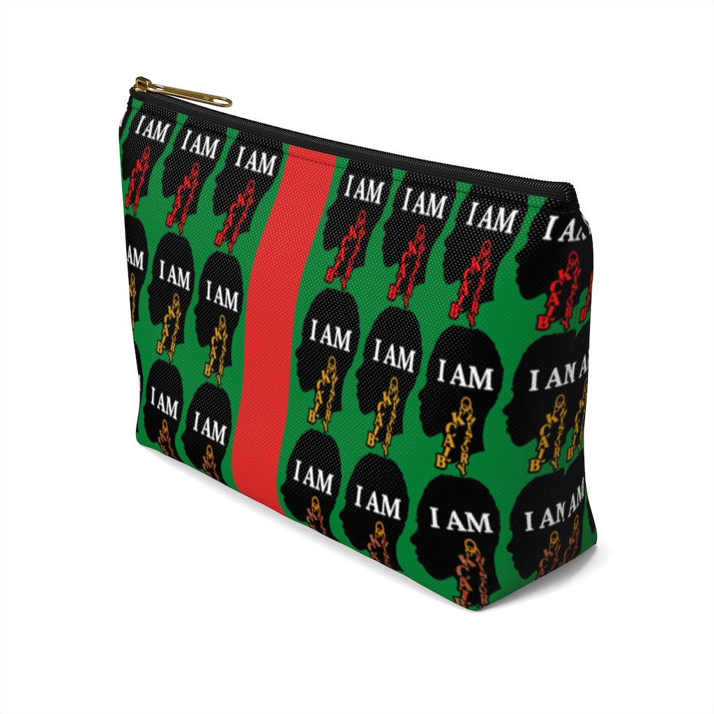 I AM BLACK HISTORY Pouch w T-bottom