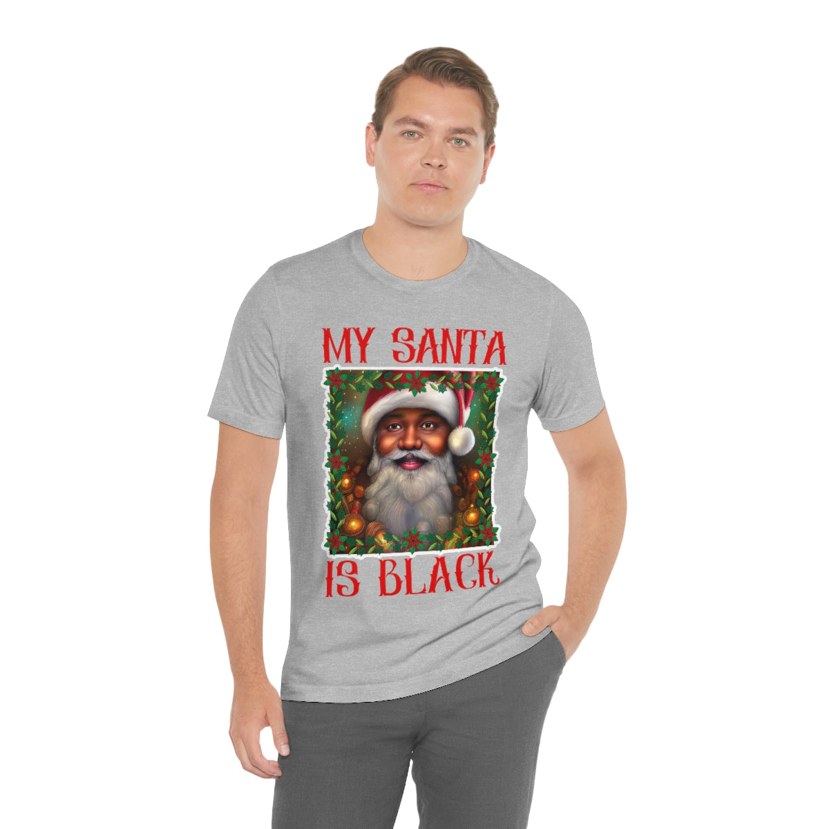 MY SANTA IS BLACK Unisex Jersey Short Sleeve Tee