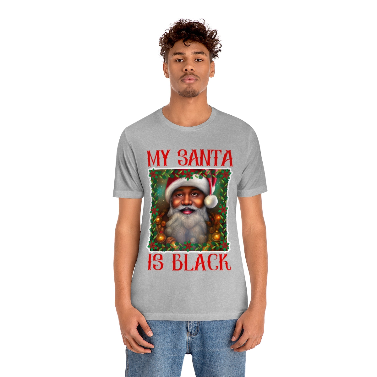 MY SANTA IS BLACK Unisex Jersey Short Sleeve Tee