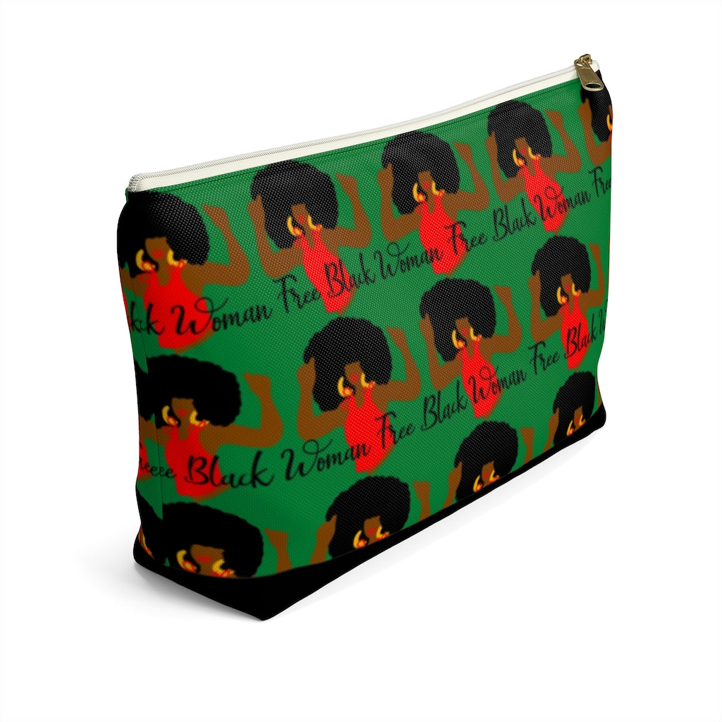 FREE BLACK WOMAN Pouch w T-bottom