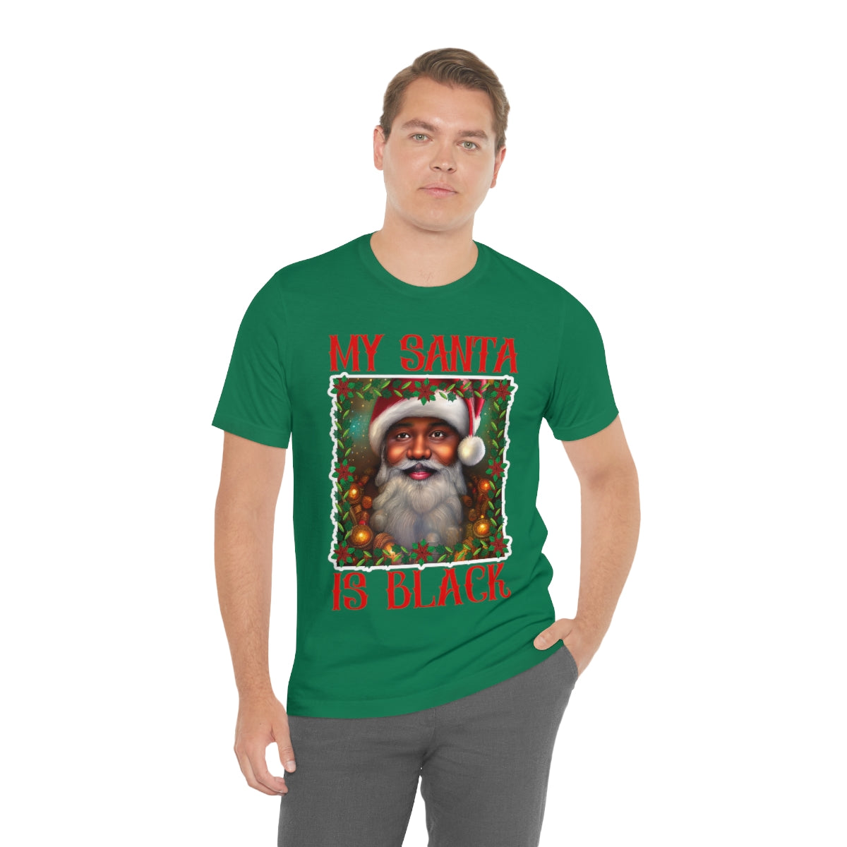 MY SANTA IS BLACK Unisex Jersey Short Sleeve Tee