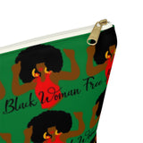 FREE BLACK WOMAN Pouch w T-bottom