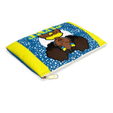 CUTIE KIDS Accessory Pouch YELLOW/BLUE