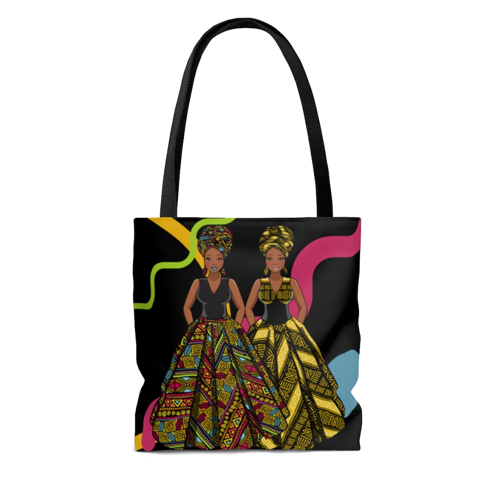 ANKARA Tote Bag (abstract black)