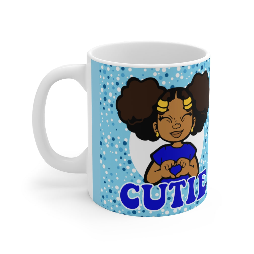 CUTIE KIDS MUG BLUE