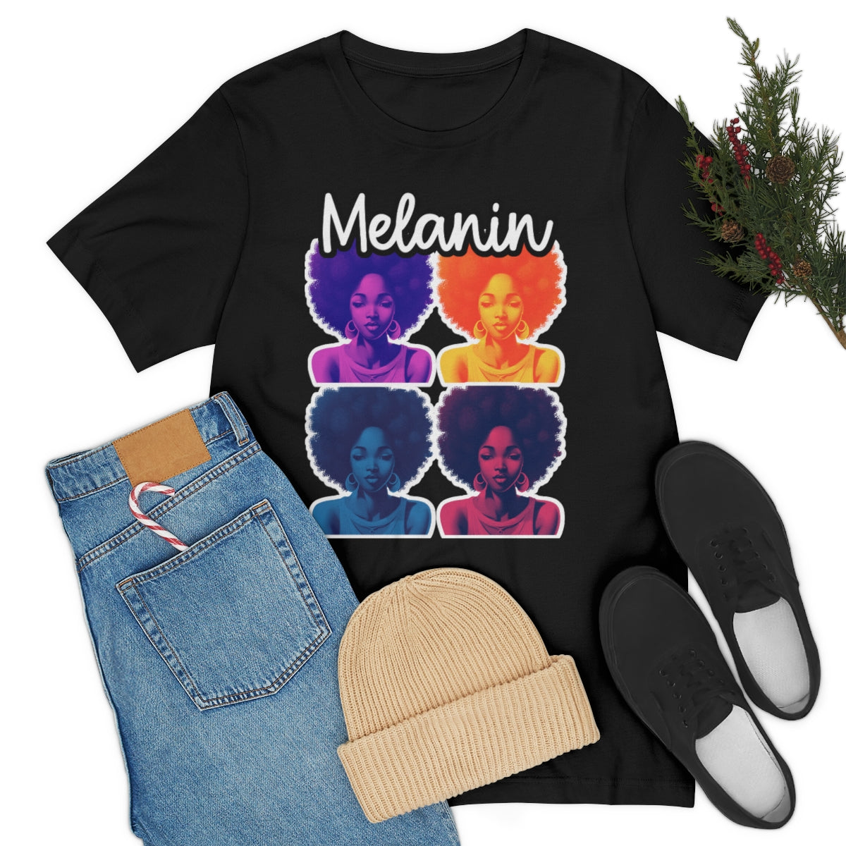 Full Fro Melanin Unisex Tee (4 colors)