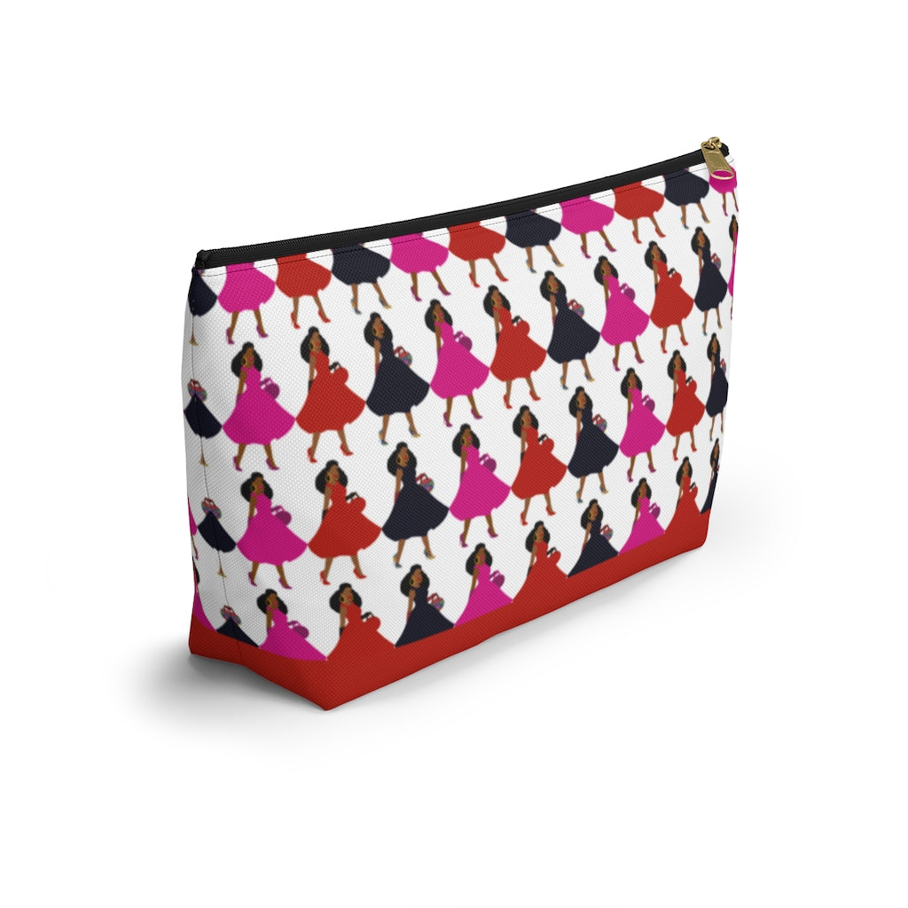 Fanciful Accessory Pouch w T-bottom