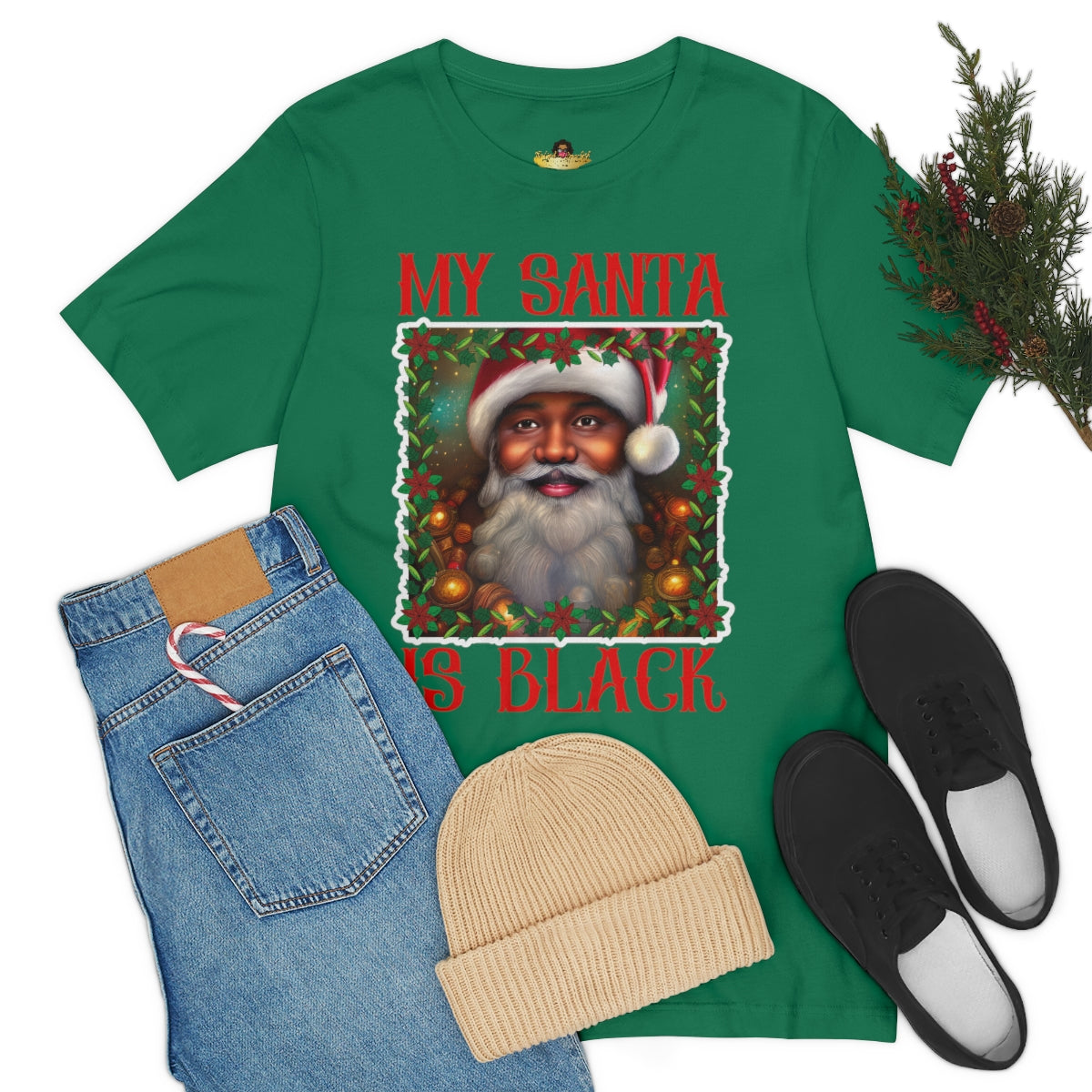 MY SANTA IS BLACK Unisex Jersey Short Sleeve Tee