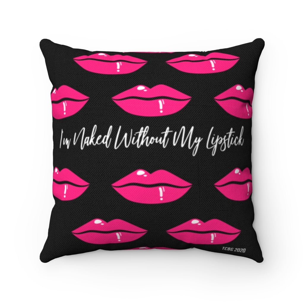 PINK LIPSTICK PILLOW