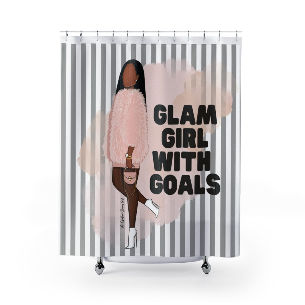 GLAM GIRL Shower Curtain