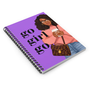 GO GIRL GO Spiral Notebook