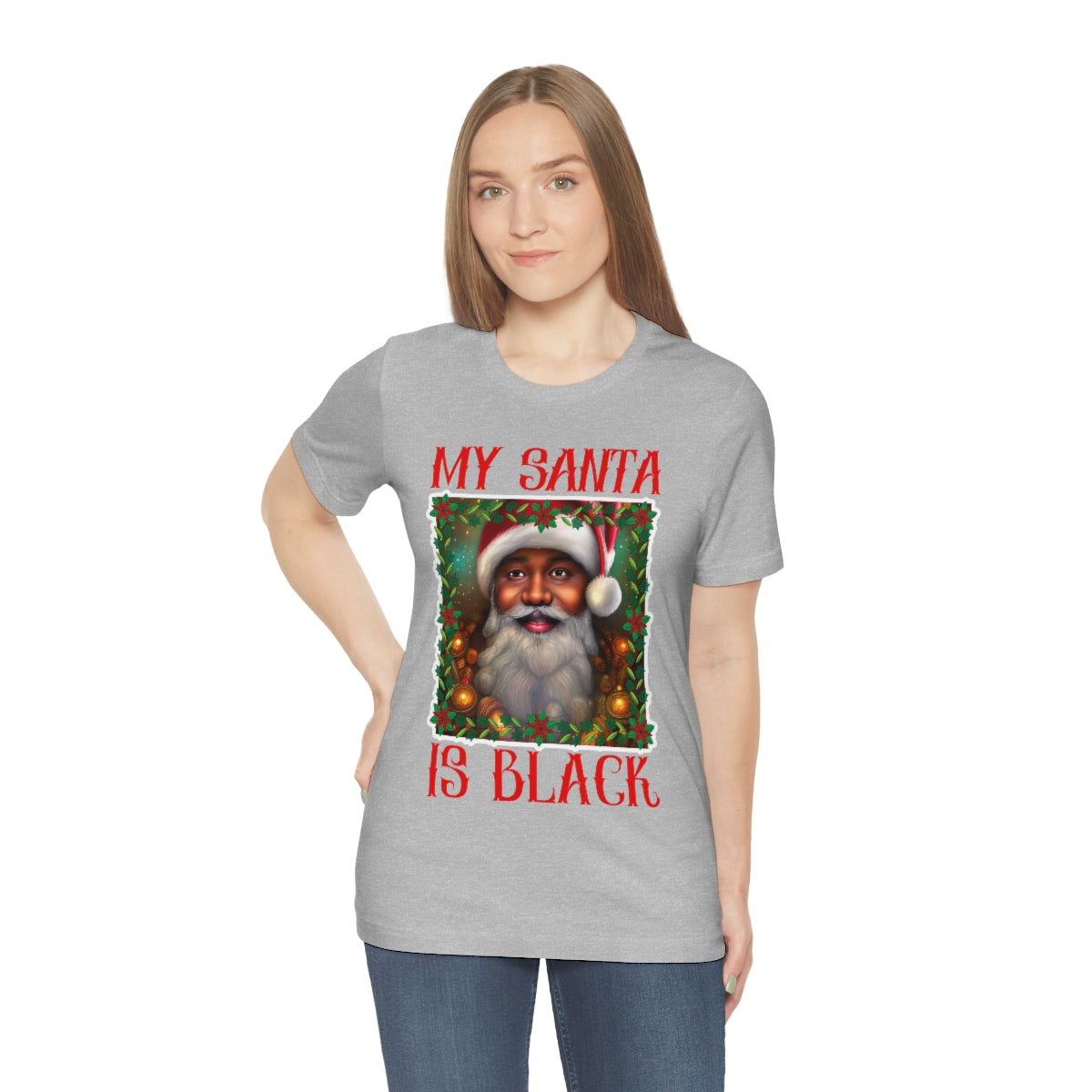 MY SANTA IS BLACK Unisex Jersey Short Sleeve Tee