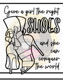 THE RIGHT SHOES | Printable/Digital Coloring Page