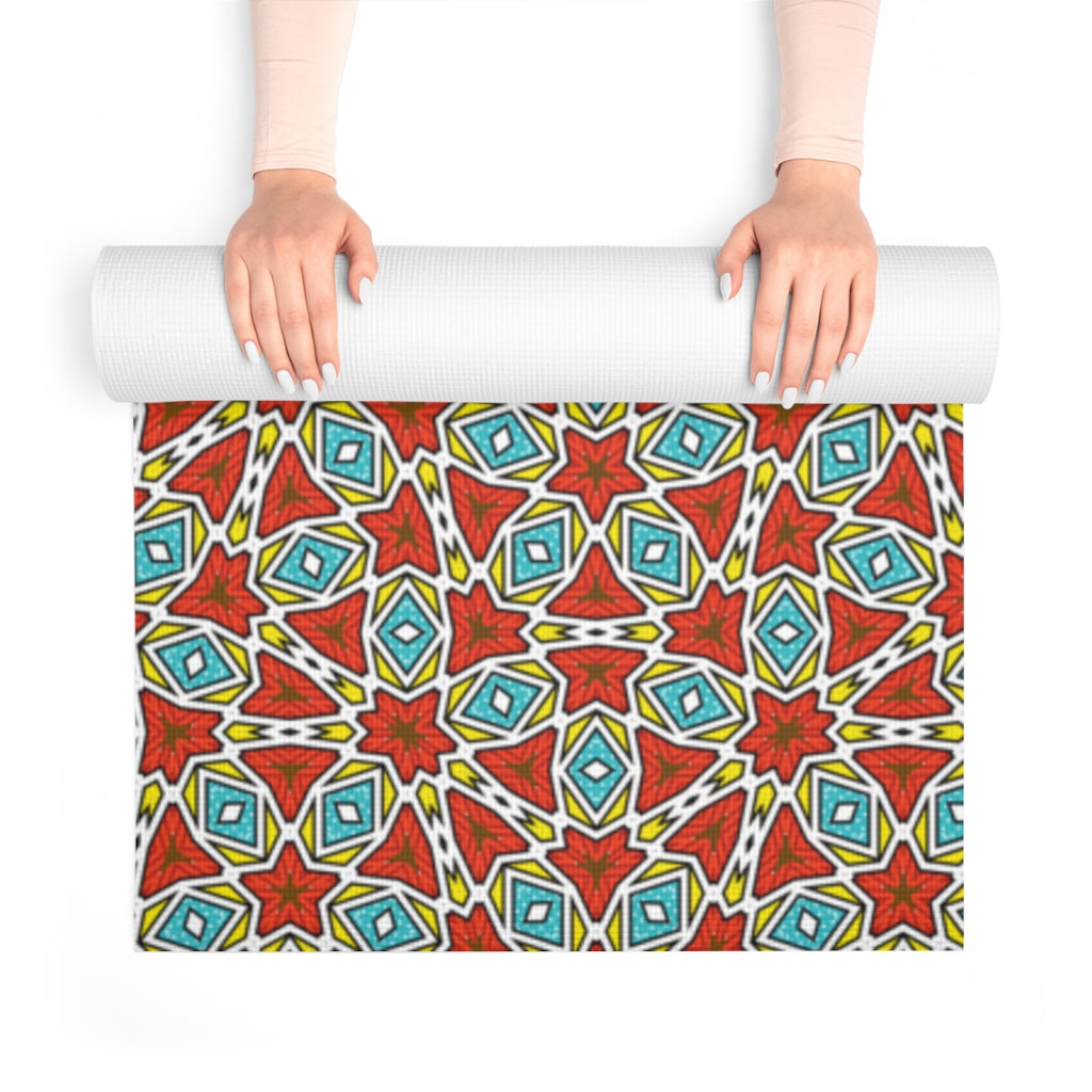 NAMASTE SIS Foam Yoga Mat - NATIVE PRINT