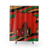 RED POWER FRO Shower Curtain