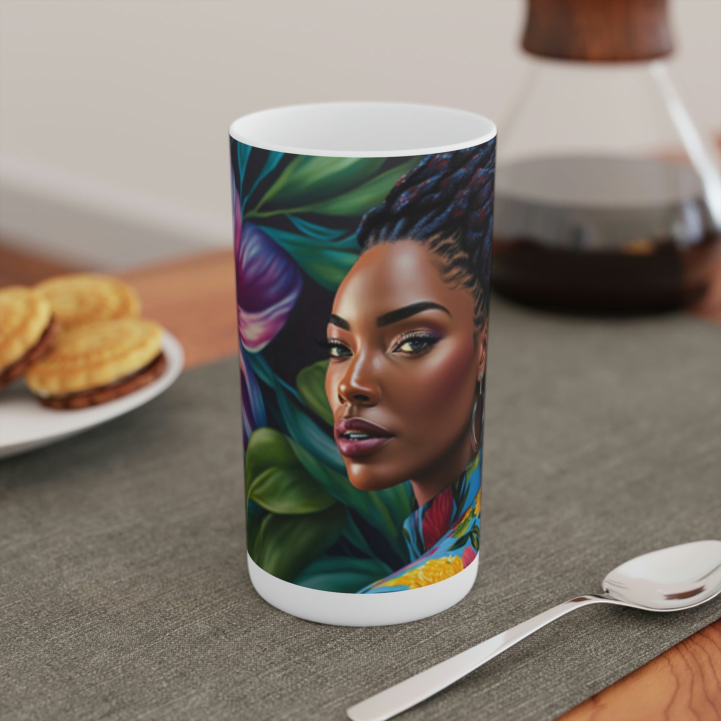 Loc'd Beauty Conical Coffee Mug