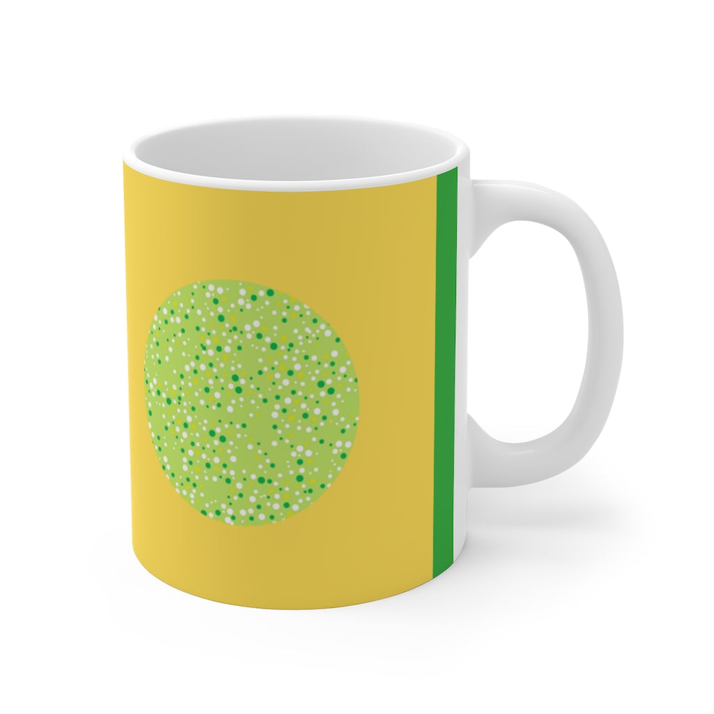 CUTIE KIDS MUG YELLOW/GREEN