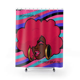 PINK POWER FRO Shower Curtain