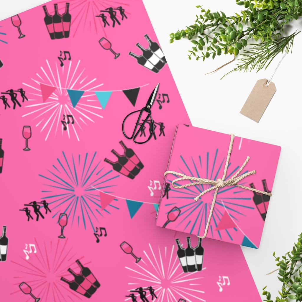 Girls Night Party Wrapping Paper