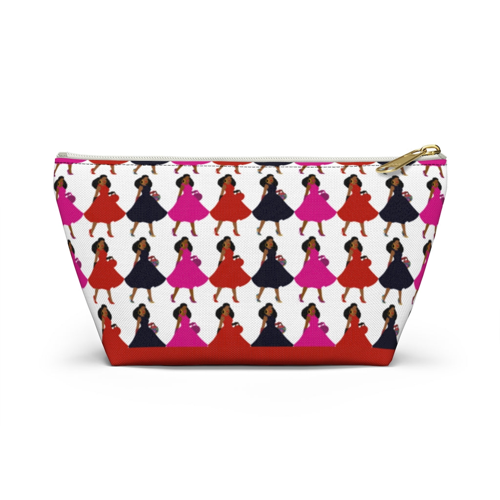 Fanciful Accessory Pouch w T-bottom