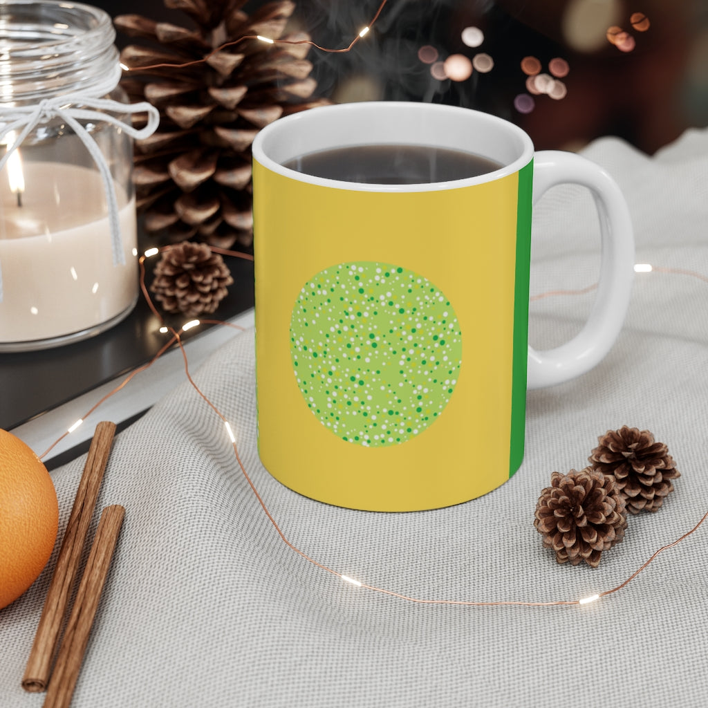 CUTIE KIDS MUG YELLOW/GREEN