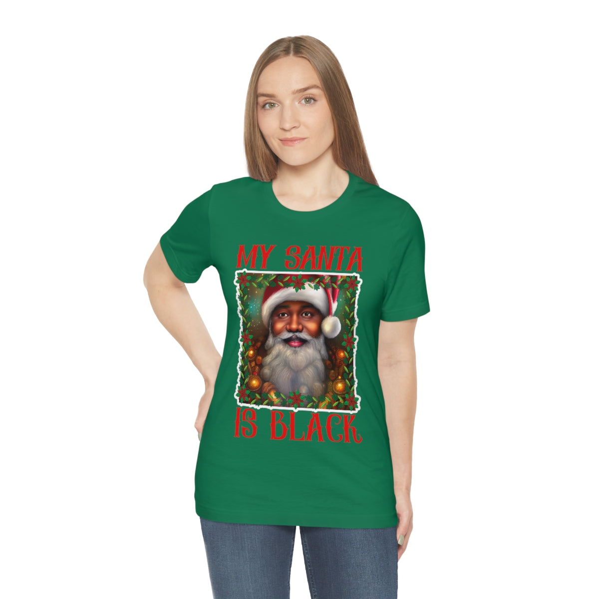 MY SANTA IS BLACK Unisex Jersey Short Sleeve Tee