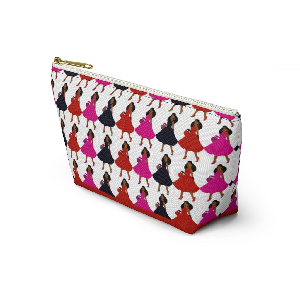 Fanciful Accessory Pouch w T-bottom