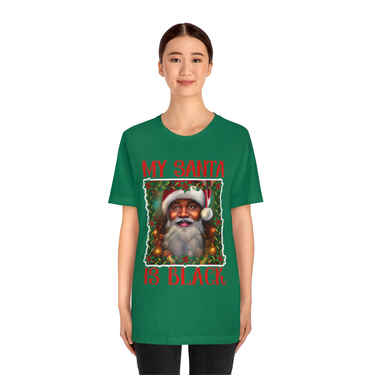 MY SANTA IS BLACK Unisex Jersey Short Sleeve Tee